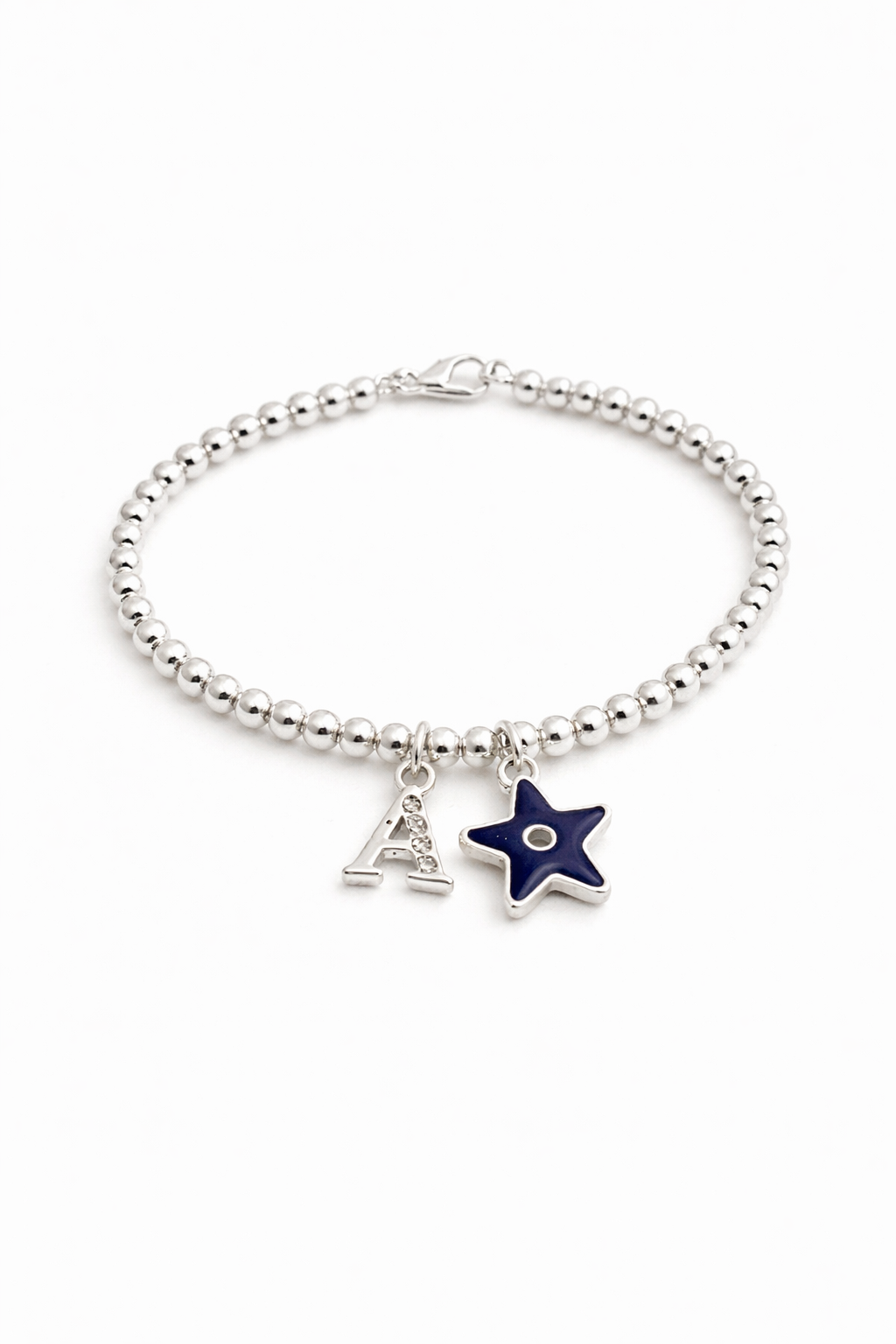 bracelet with star evil eye charm