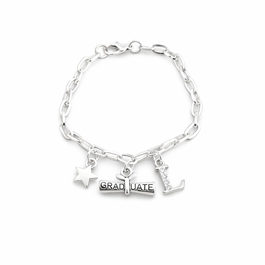minimalist graduation bracelet