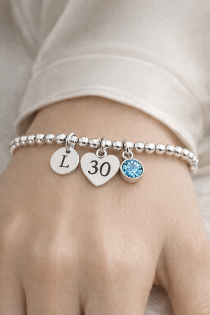 30th birthday jewelry bracelet styled look