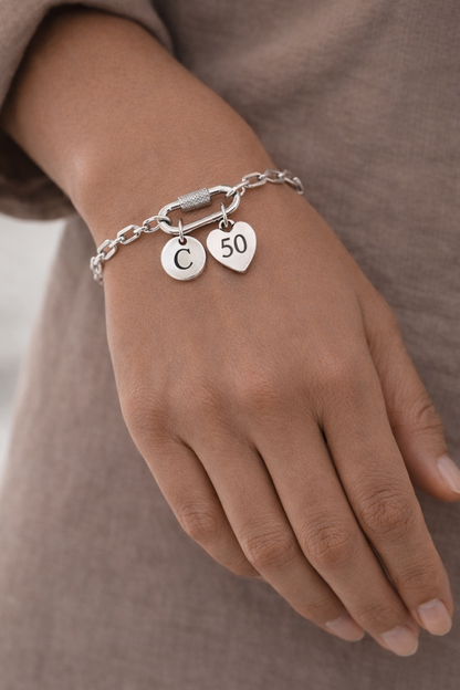  50th birthday bracelet