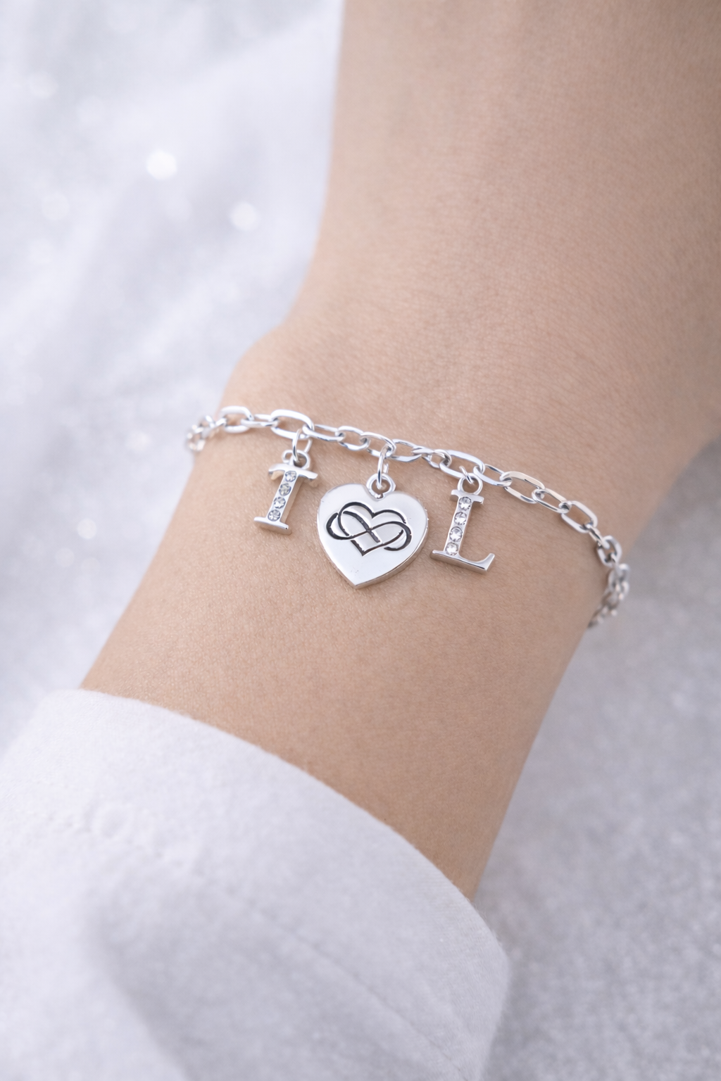 Always With You Infinity Heart Bracelet