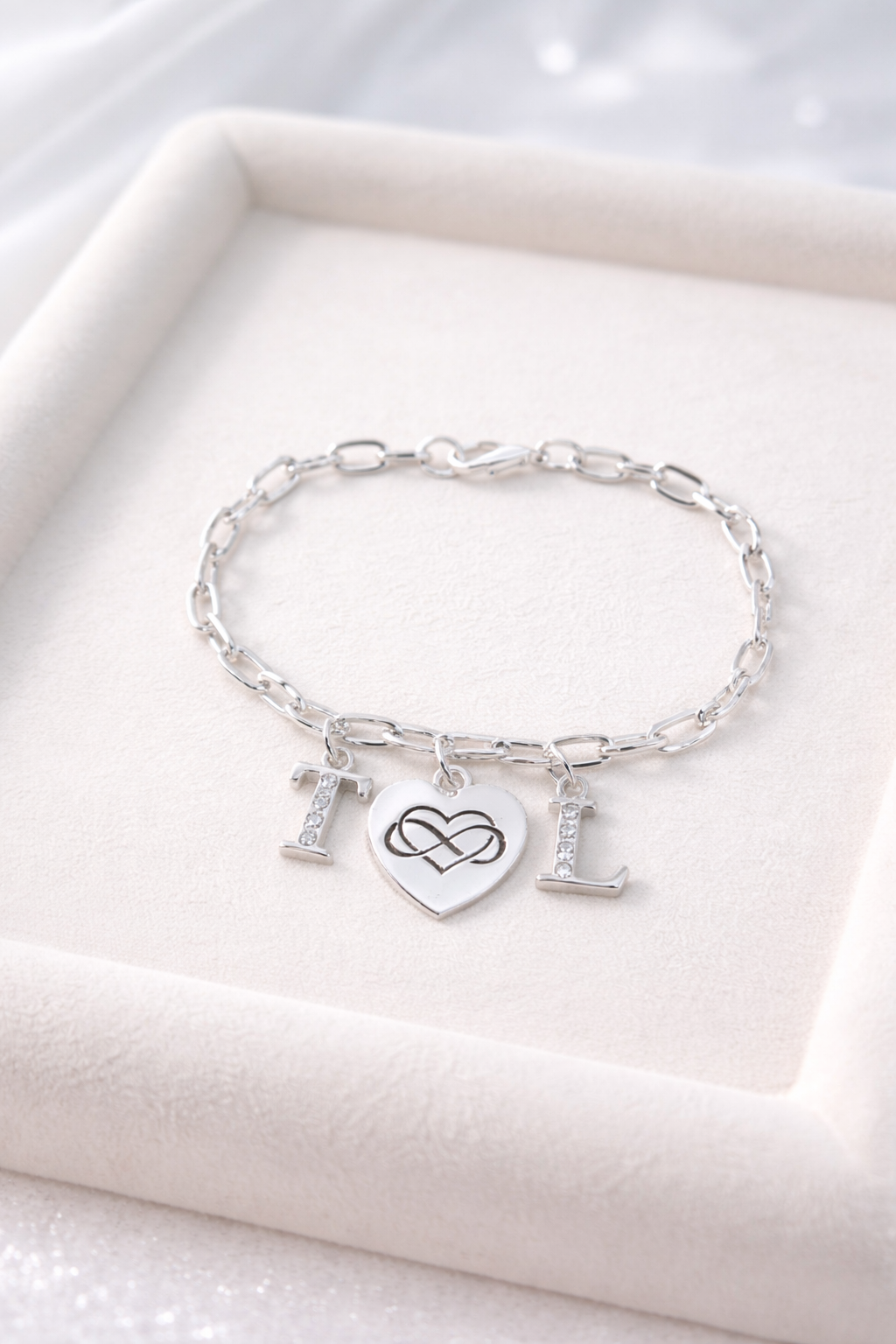  Infinity Heart Bracelet