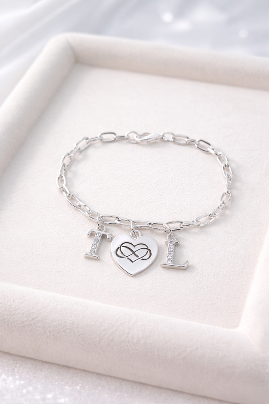  Infinity Heart Bracelet