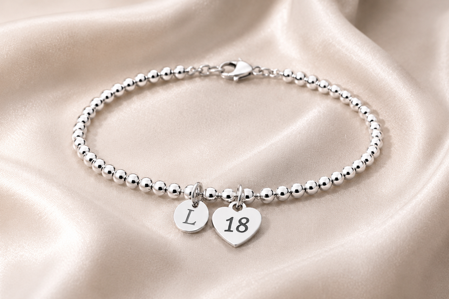 18th Birthday Gift for Daughter – Personalised Charm Bracelet