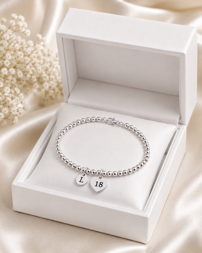 18th Birthday Gift for Daughter – Personalised Charm Bracelet
