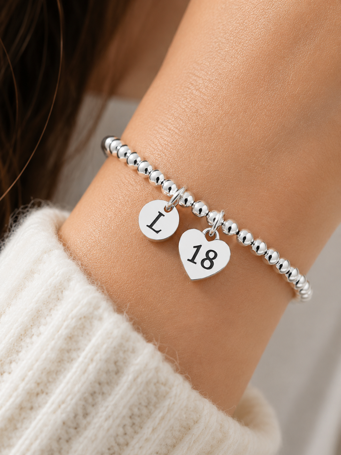 18th Birthday Gift for Daughter – Personalised Charm Bracelet