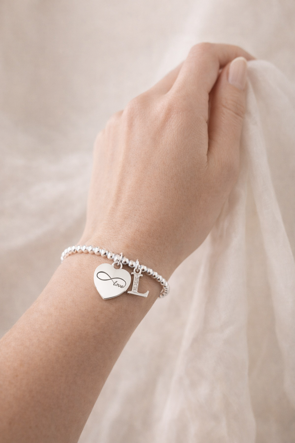 sentimental heart bracelet for her